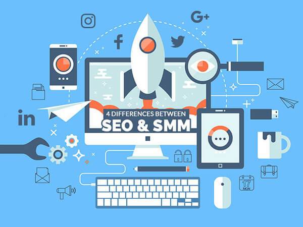 4 Differences Between SEO & SMM